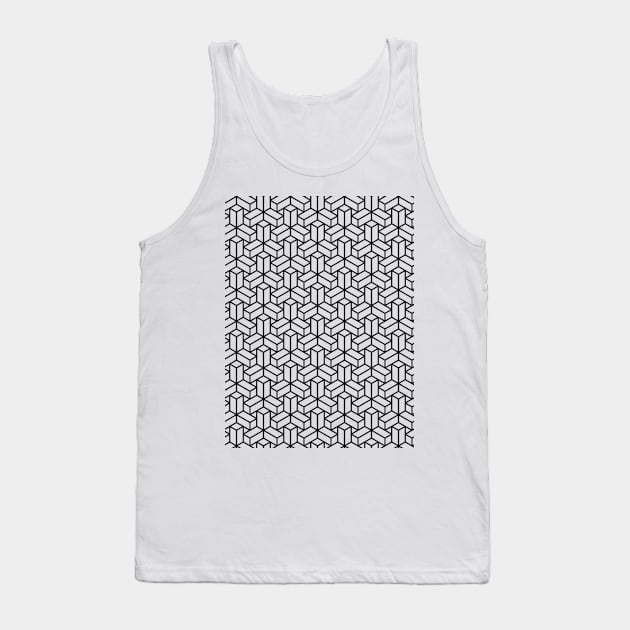 Sacred Geometry Trefoil Pattern Tank Top by terrordro.me